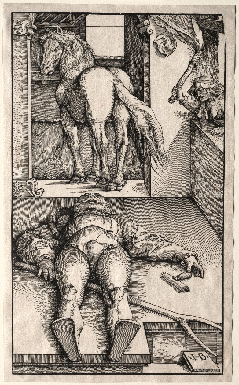 Očarovaný ženich, 1544-45. od Hans Baldung