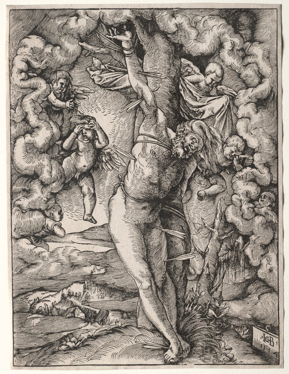 Velký Svatý Sebastián od Hans Baldung
