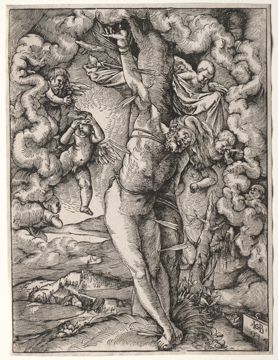 Velký Svatý Šebestián, 1514. od Hans Baldung
