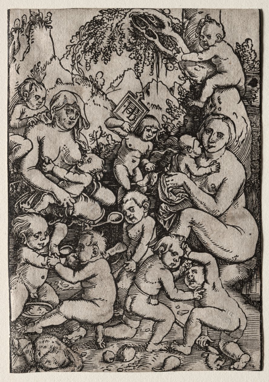 Dvě matky od Hans Baldung