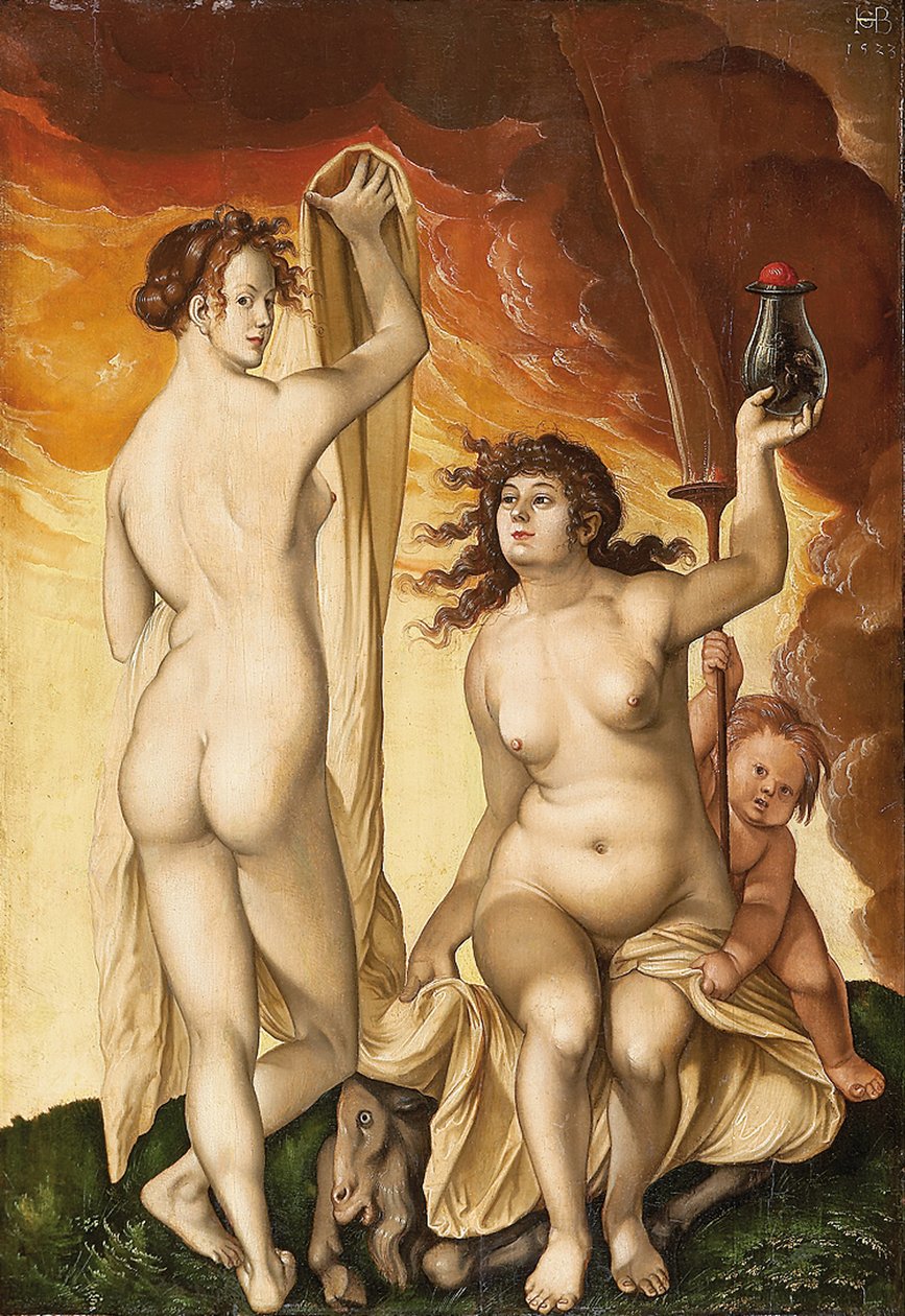Dvě čarodějnice od Hans Baldung