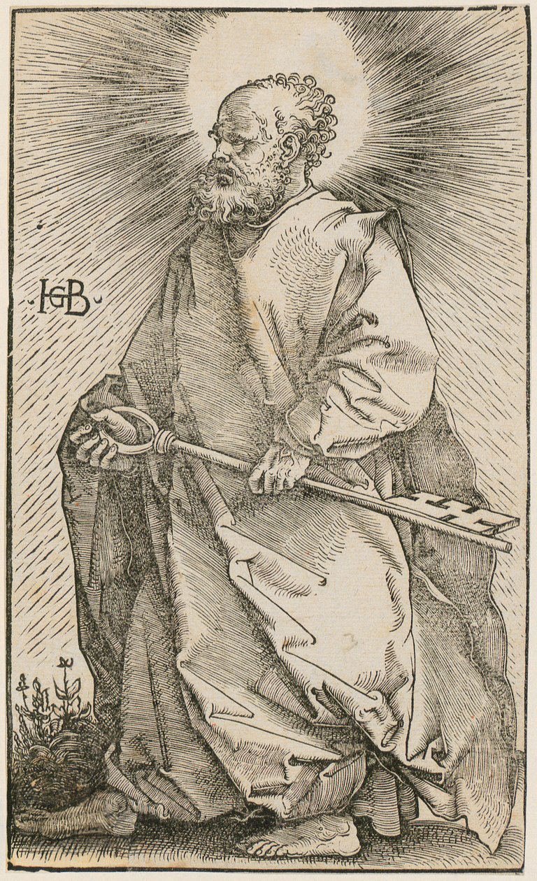 Apostel Petrus od Hans Baldung Grien