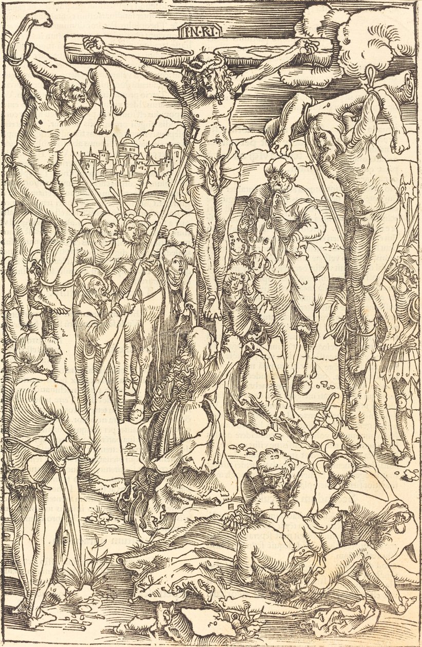 Kristus na kříži od Hans Baldung Grien