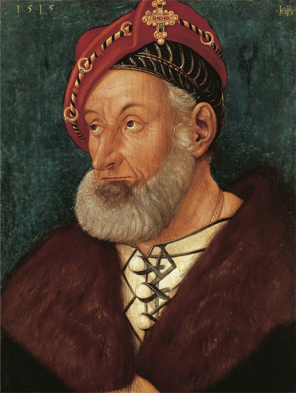 Německy: Portrét markraběte Kryštofa I. Bádenského Markrabě Kryštof I. Bádenský od Hans Baldung Grien