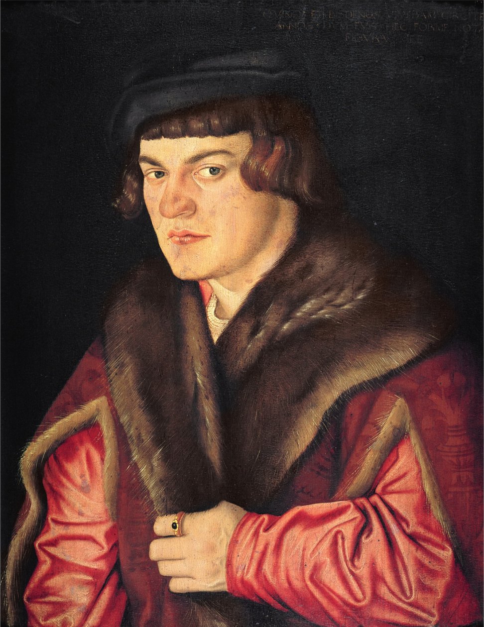 Německy: Porträt eines Mannes Portrét muže od Hans Baldung Grien