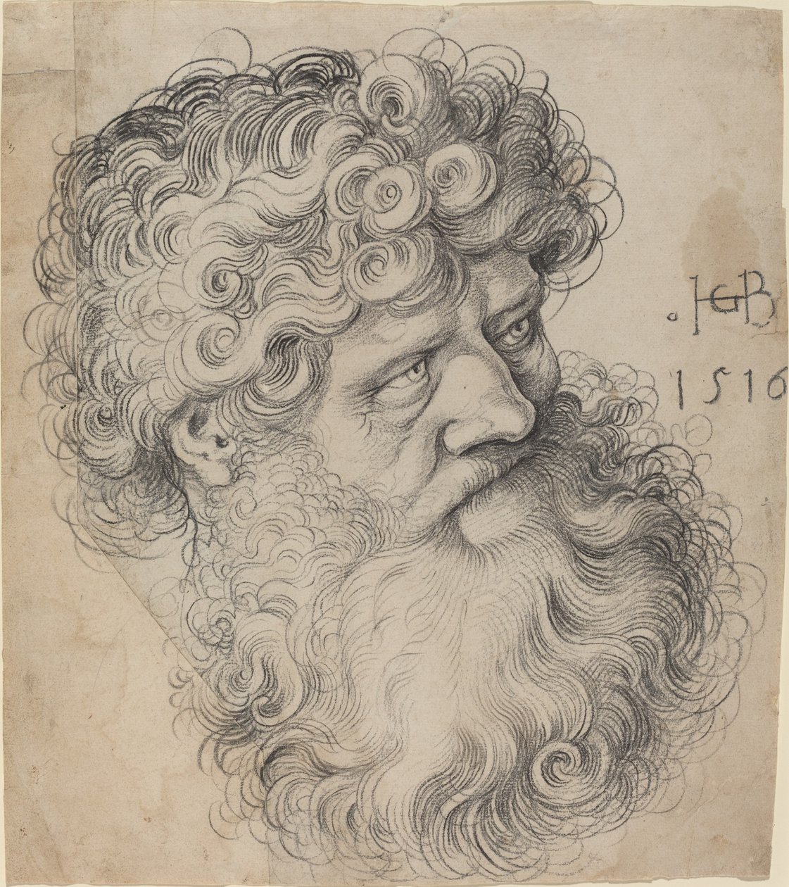 Hlava svatého Jana Křtitele od Hans Baldung Grien