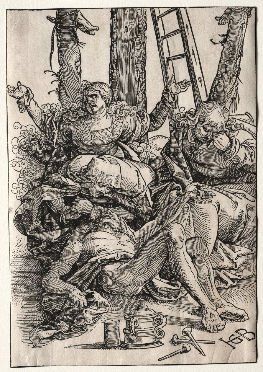 Nářek, c. 1515-17. od Hans Baldung Grien