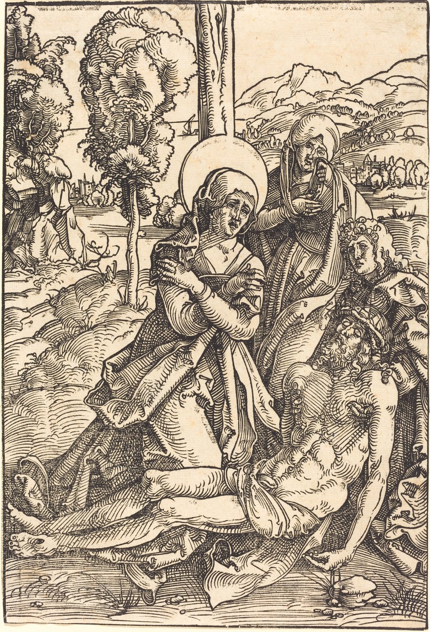 Oplakávání pro Krista od Hans Baldung Grien