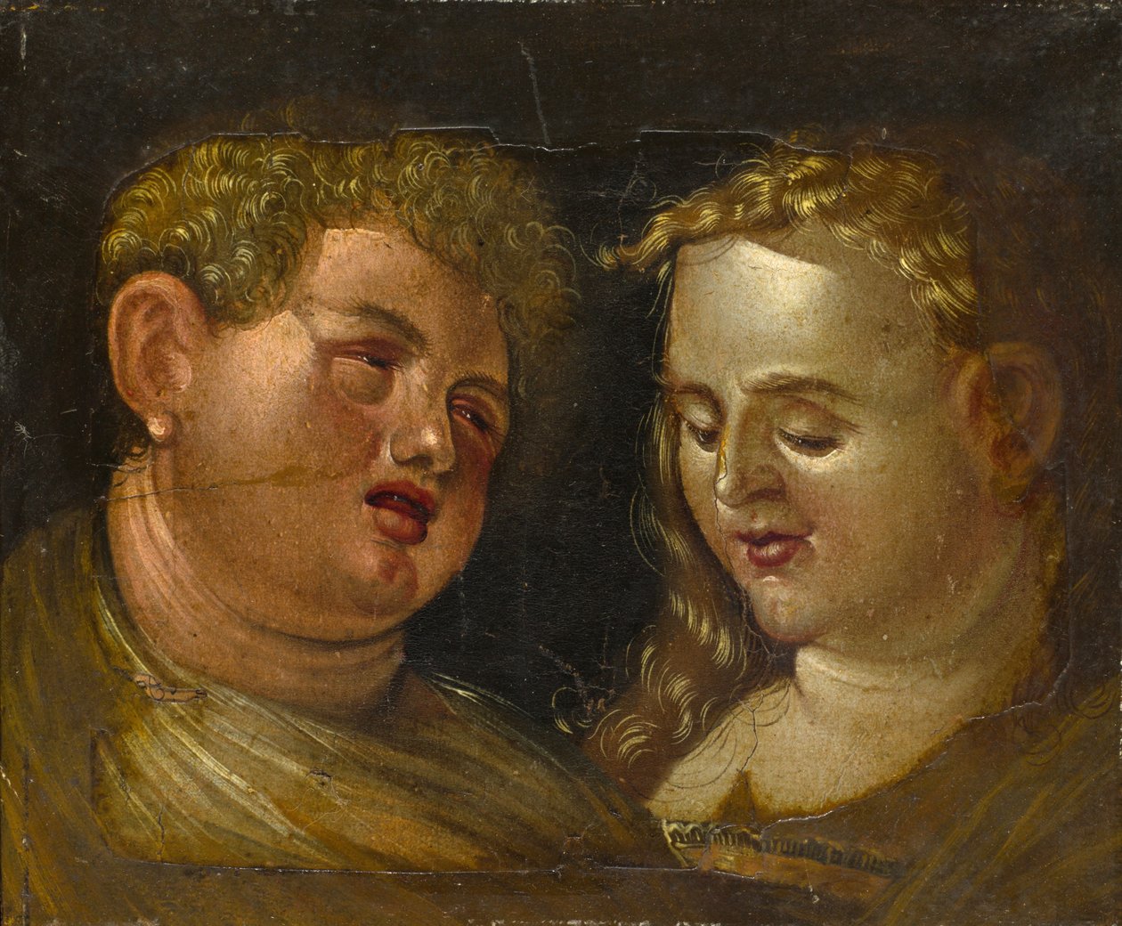 Mužská a ženská hlava, polovina 16. století od Hans Baldung Grien