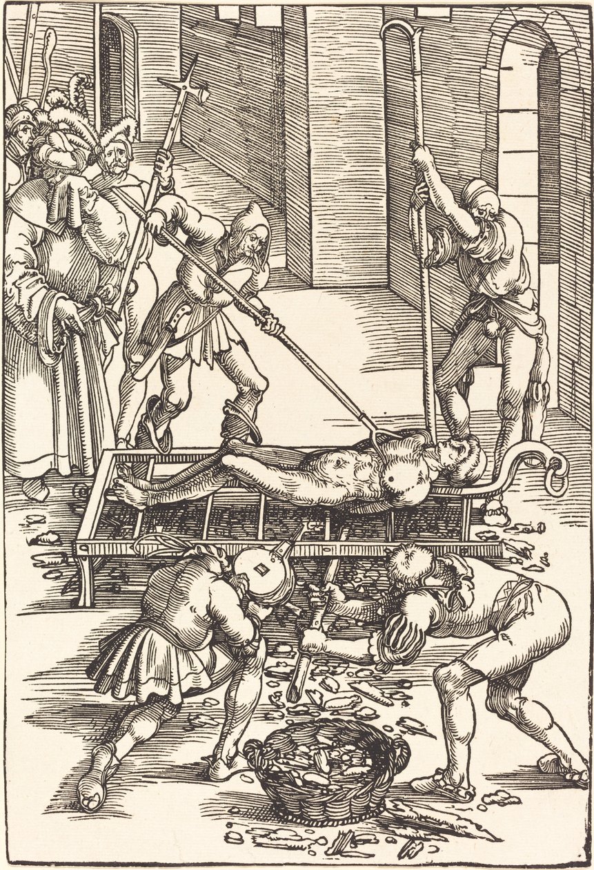 Mučednictví svatého Vavřince od Hans Baldung Grien