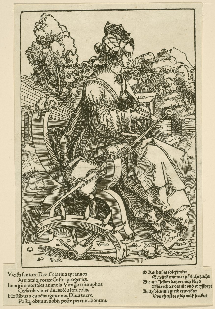 Svatá Kateřina, 1505-07 od Hans Baldung Grien