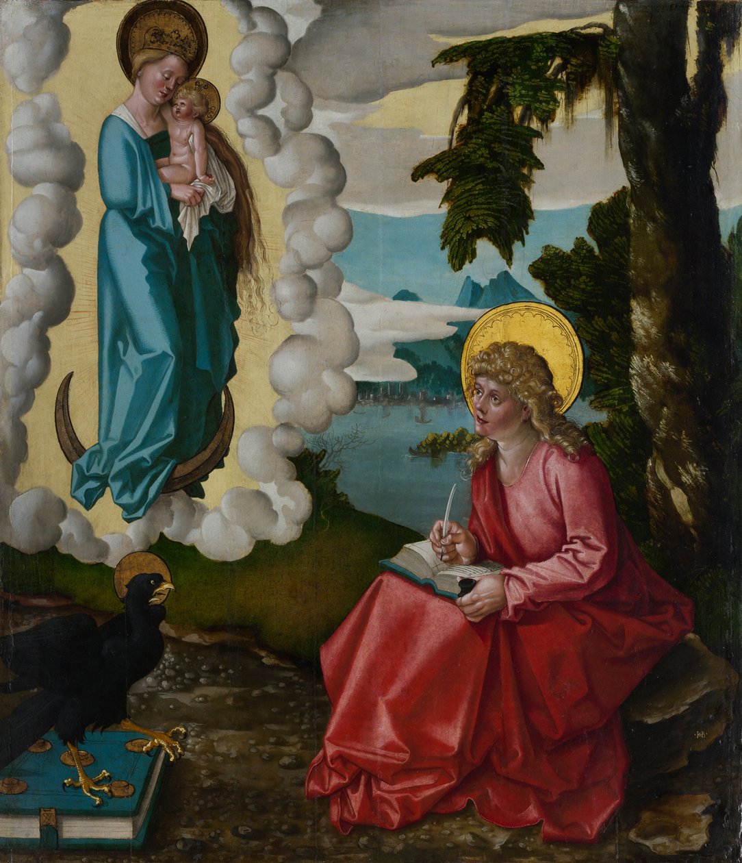 Svatý Jan na Patmosu, kolem roku 1511 od Hans Baldung Grien