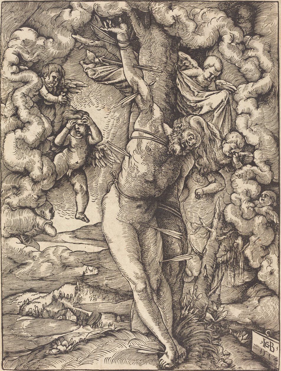 Svatý Šebestián od Hans Baldung Grien