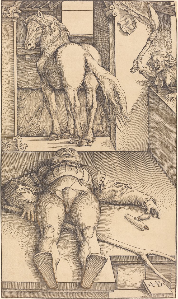 Začarovaný ženich od Hans Baldung Grien