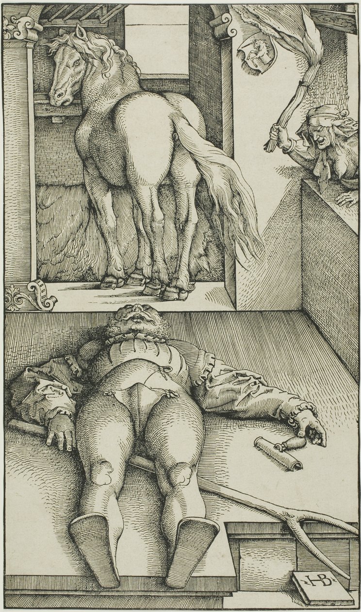 Začarovaný ženich od Hans Baldung Grien