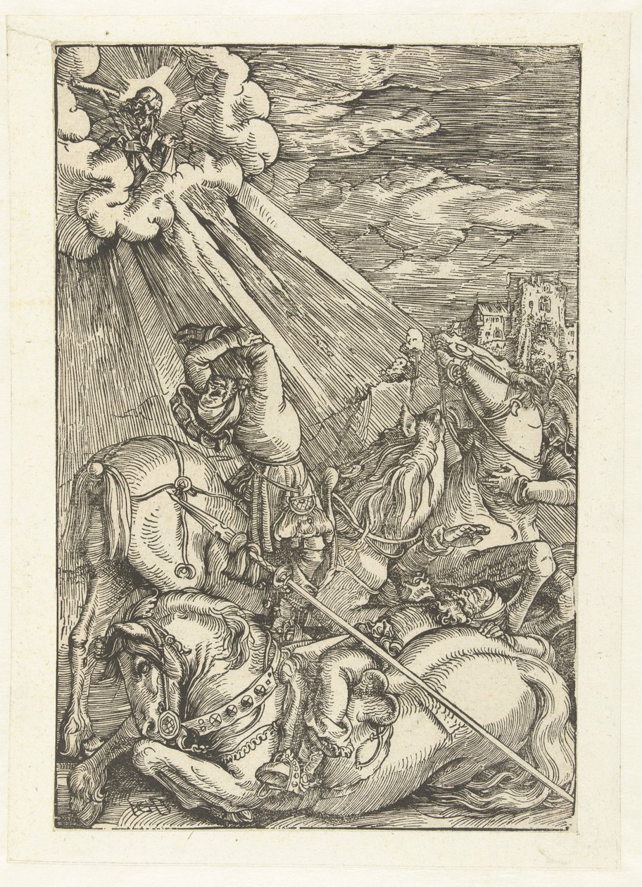 Obrácení Pavla, 1515-17 od Hans Baldung Grien