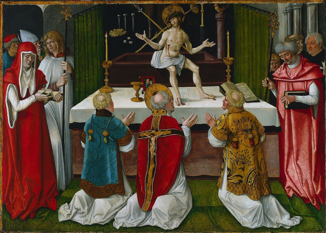 Mše svatého Řehoře, 1511 od Hans Baldung Grien