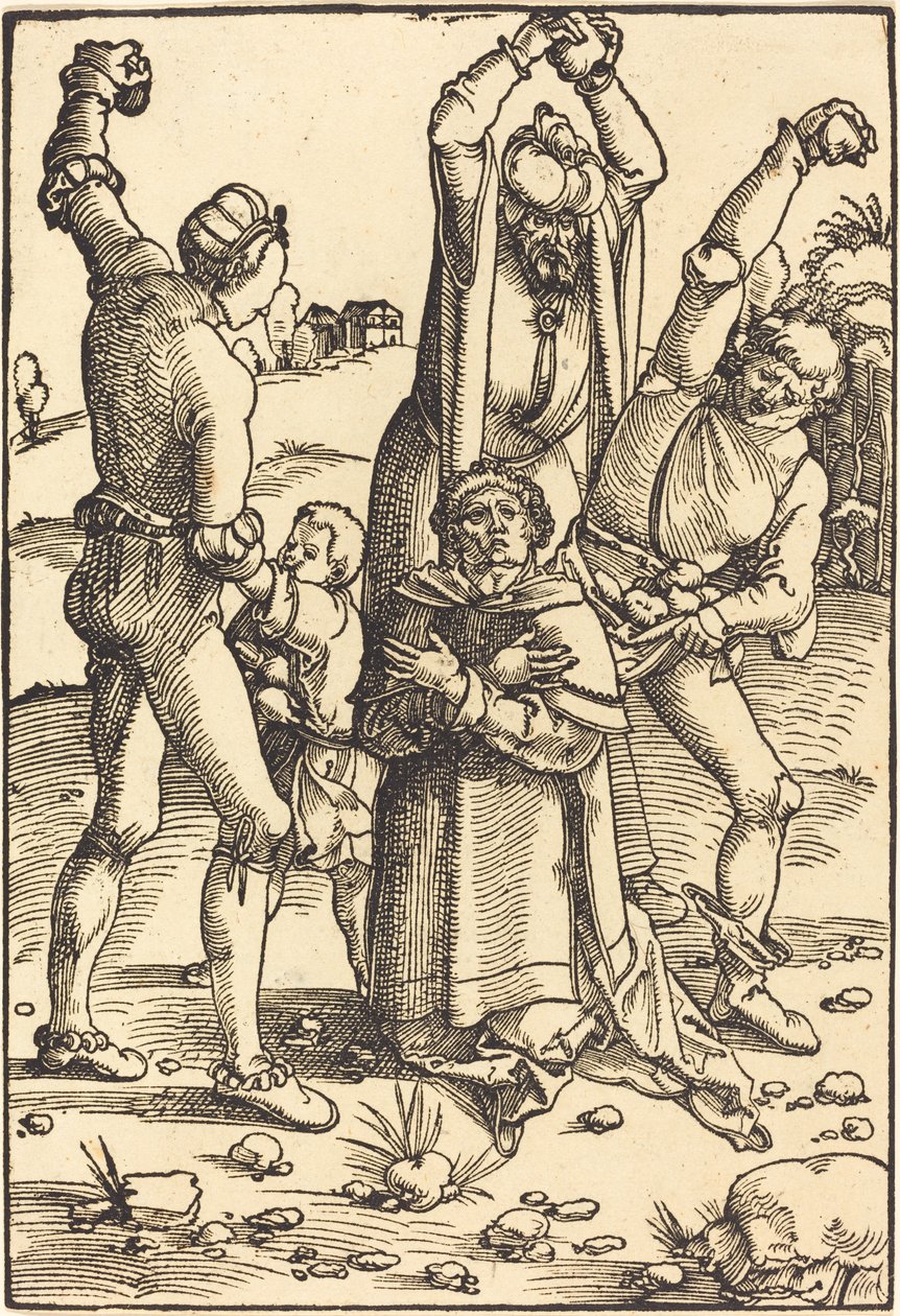 Kamenování svatého Štěpána od Hans Baldung Grien