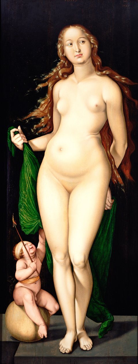 Venuše a Amor od Hans Baldung Grien