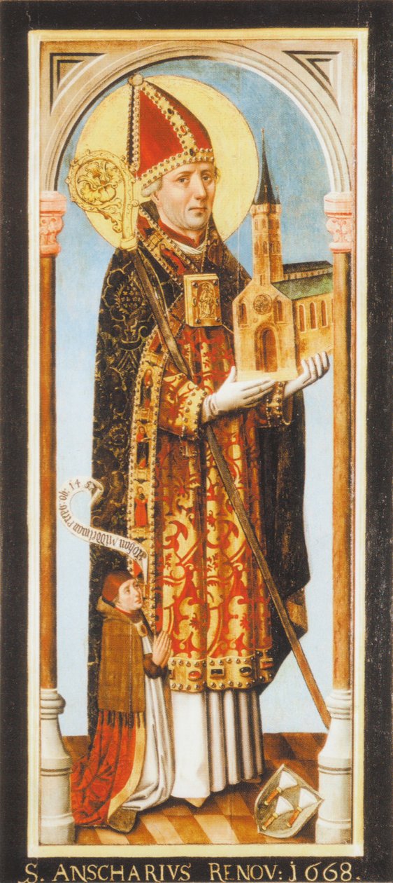 Svatý Ansgar od Hans Bornemann