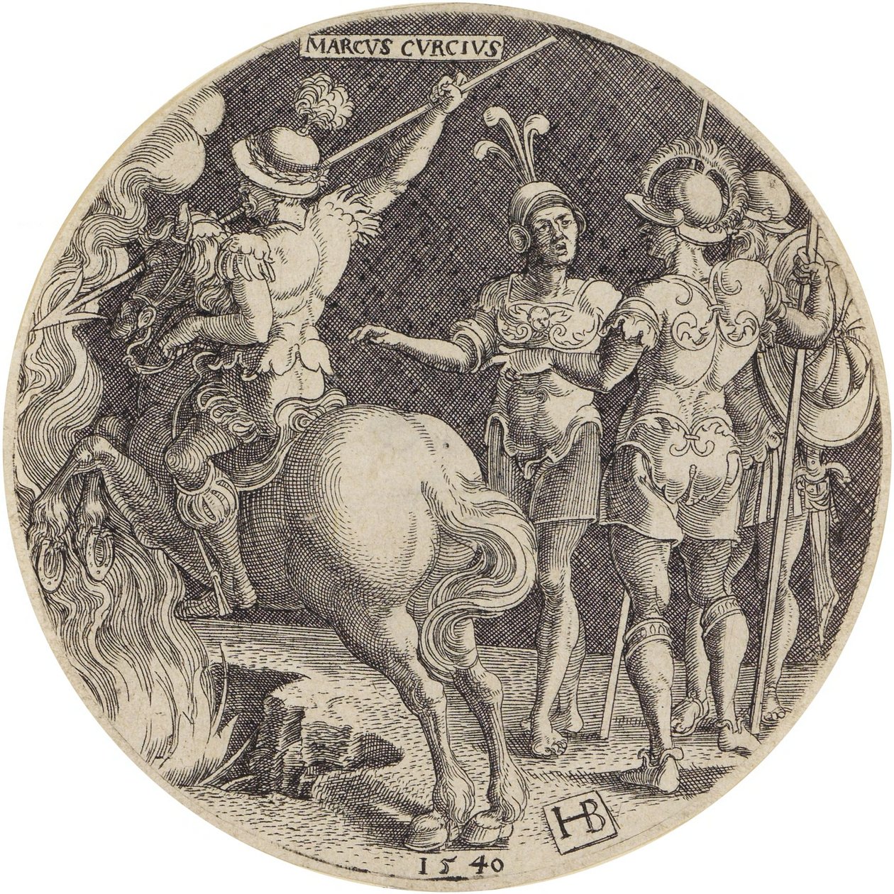 Marcus Curtius od Hans Brosamer