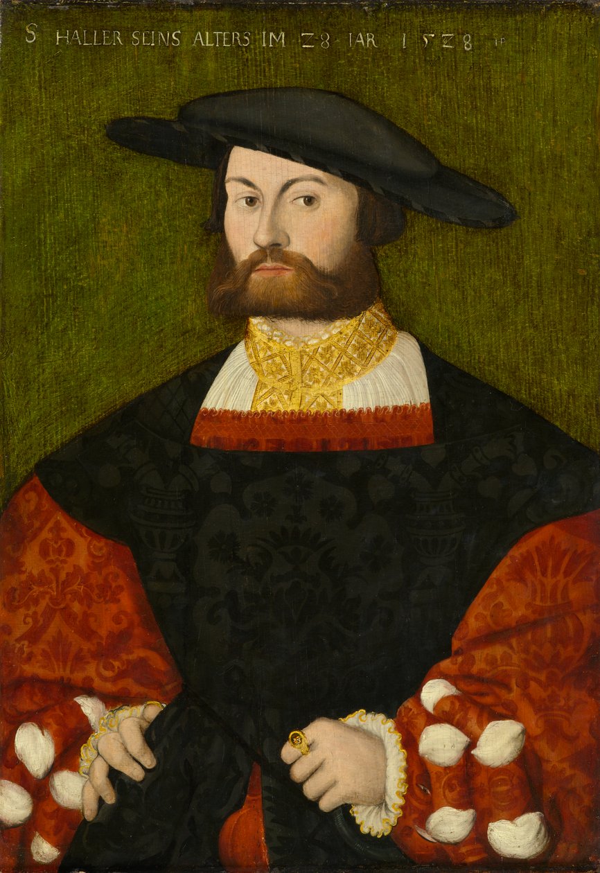 Portrét Sebalda Hallera von Hallerstein od Hans Brosamer