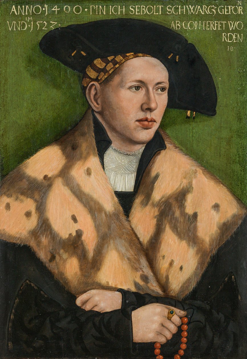 Portrét Sebolta Schwarcze od Hans Brosamer