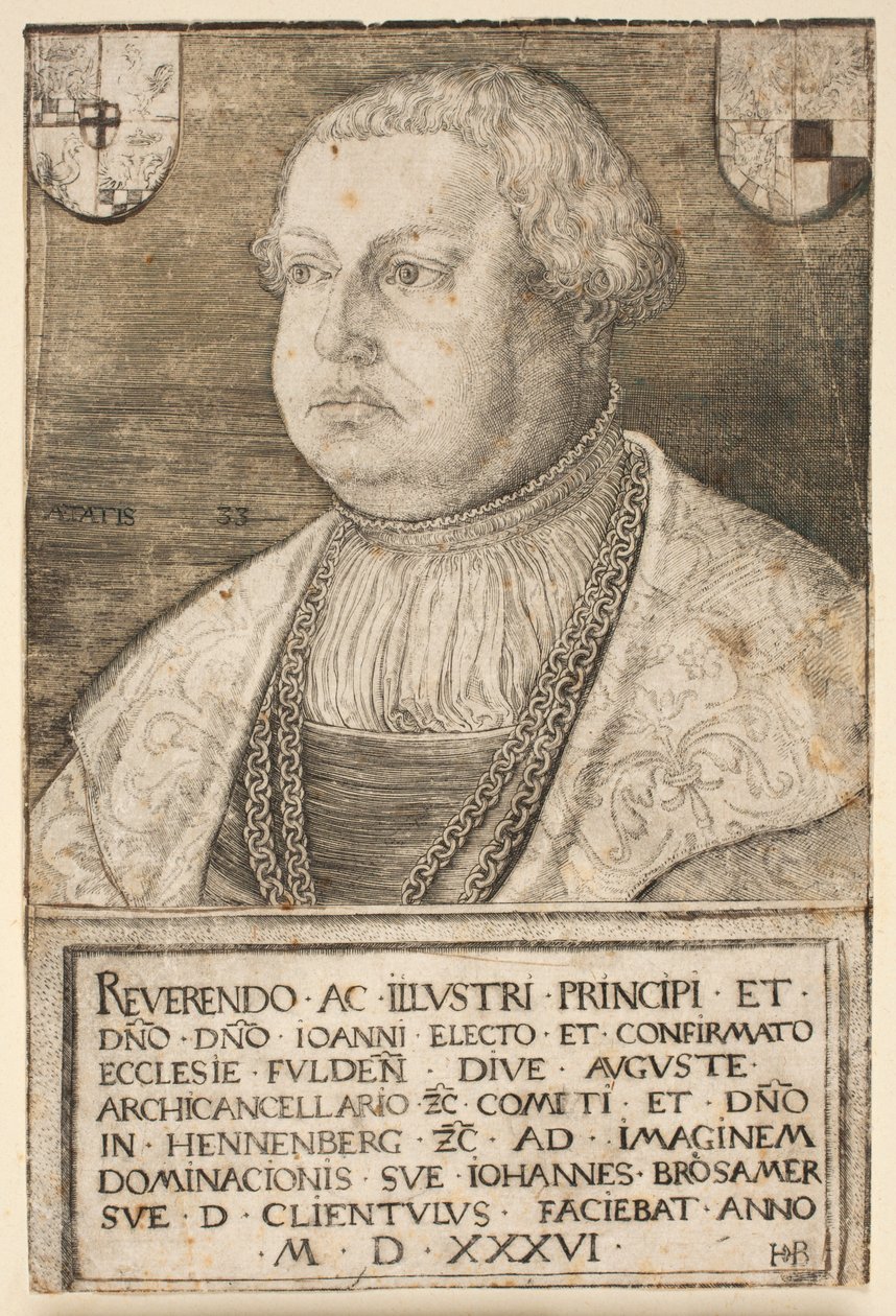 Portrét Johanna von Henneberg od Hans Brosamer