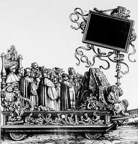 Scéna z Maximilanova triumfálního průvodu, c.1516-18 od Hans Burgkmair