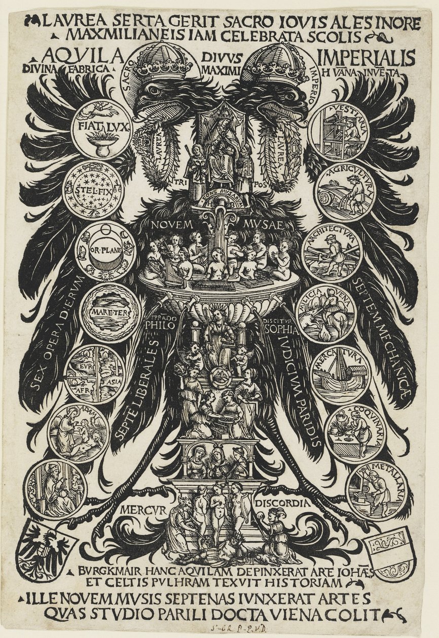 Triumf císaře Maxmiliána, c. 1507 od Hans Burgkmair