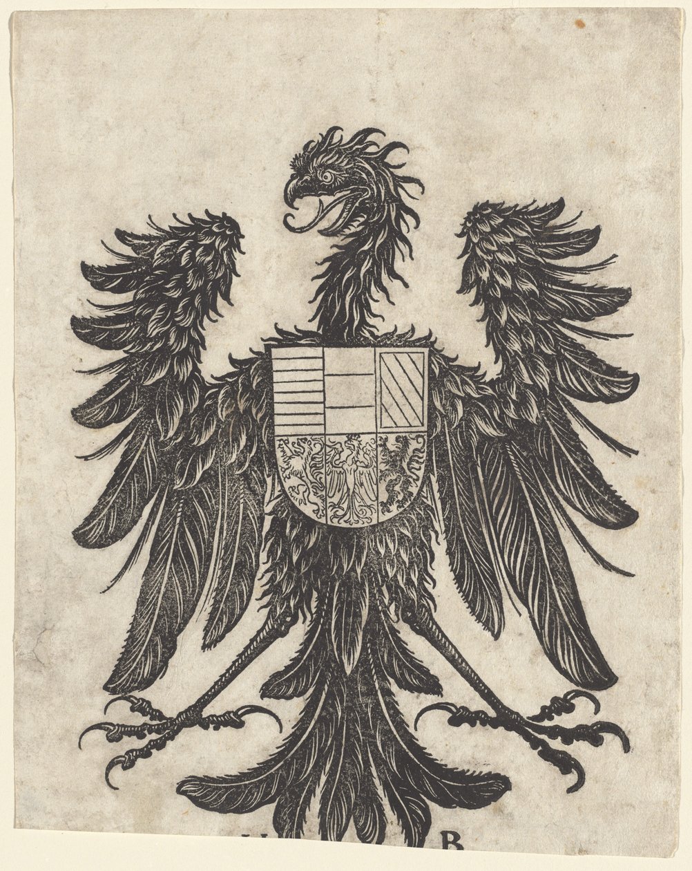 Erb s jediným orlem od Hans Burgkmair I