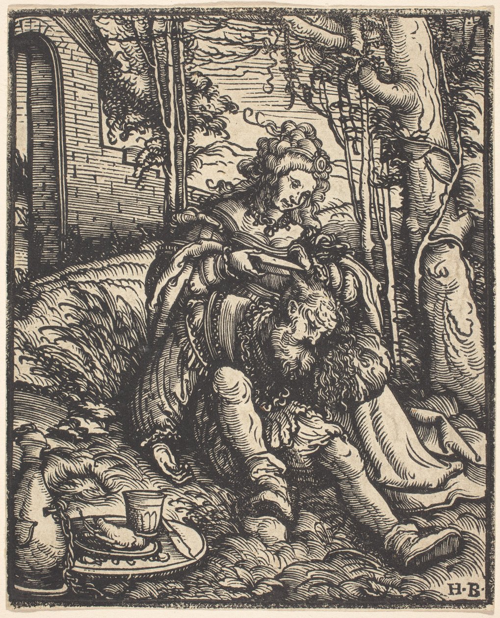 Samson a Dalila od Hans Burgkmair I
