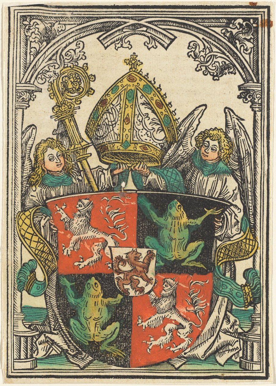 Erb Wigelea von Fröschela, biskupa z Pasova od Hans Burgkmair I