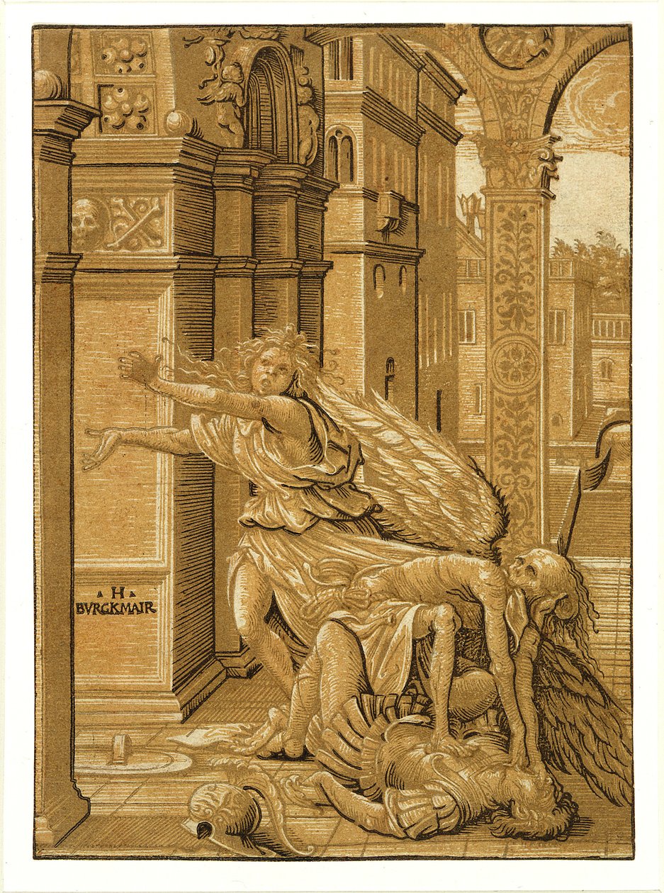 Milenci překvapeni smrtí od Hans Burgkmair the Elder