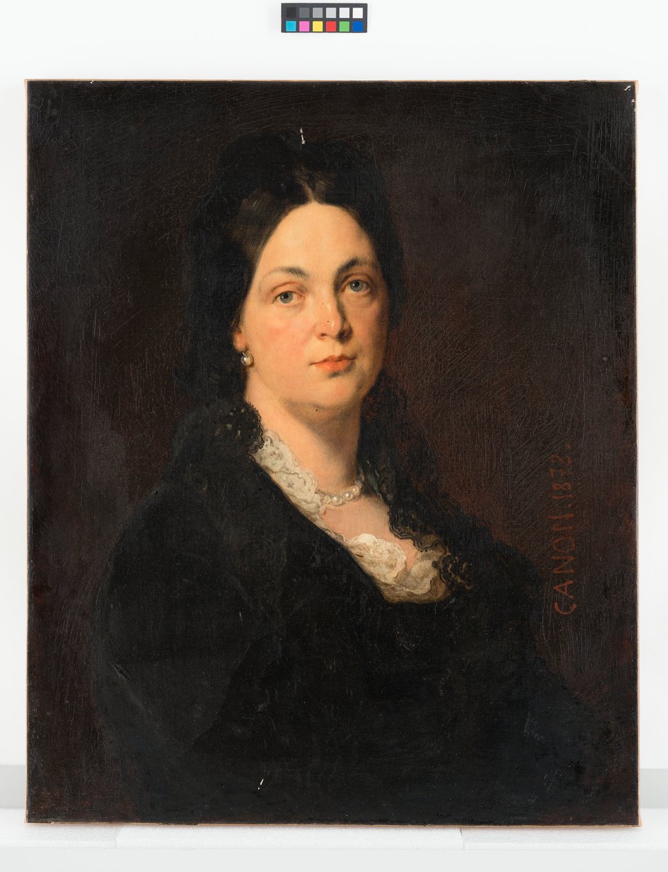 Justine von Hochstetter, rozená Bengough, manželka Carla Christiana Hochstettera od Hans Canon