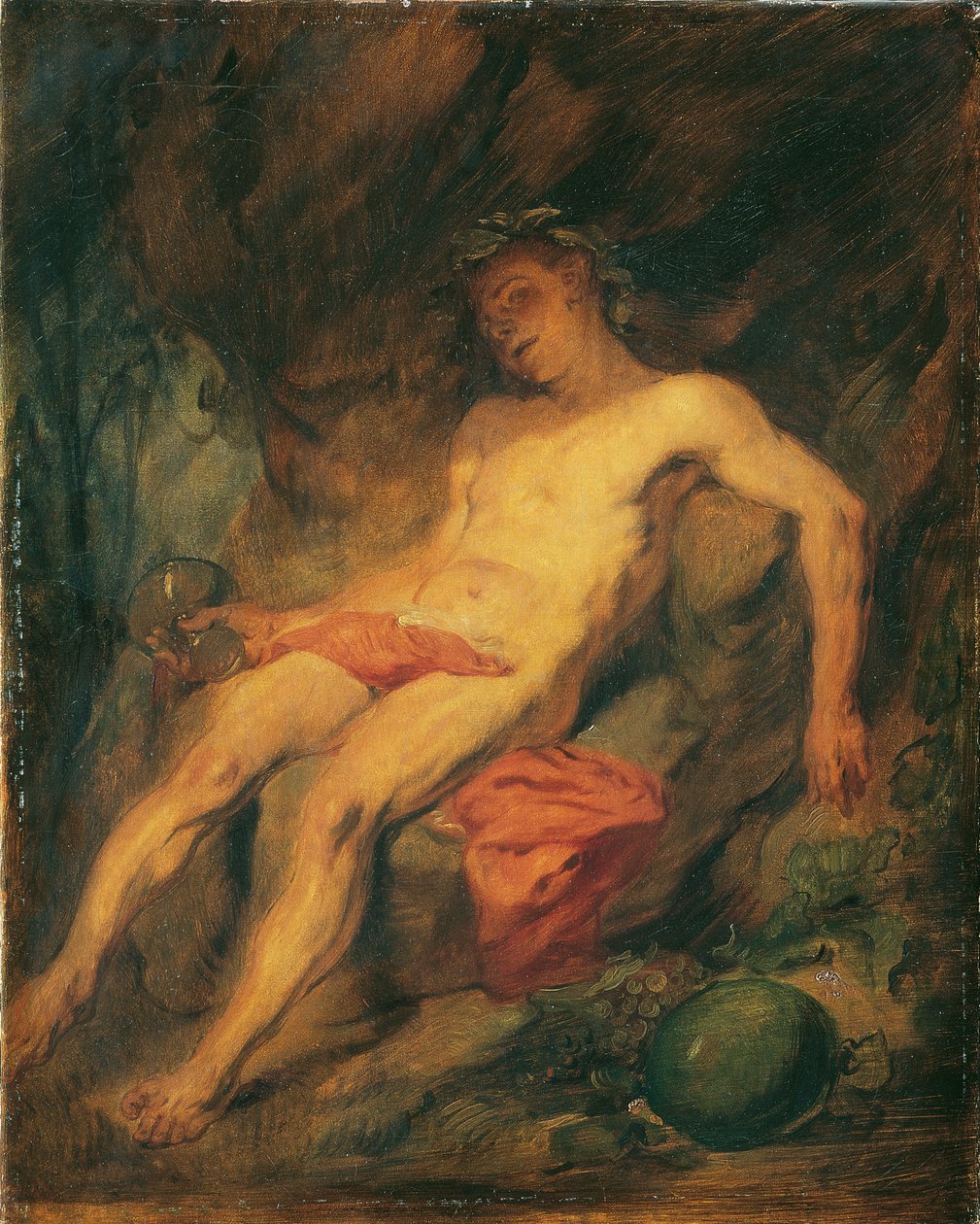 Trunkener Bacchus od Hans Canon