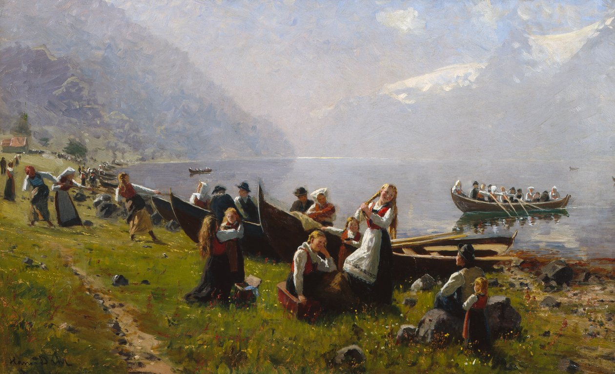 Svatojánská slavnost od Hans Dahl