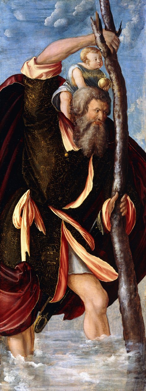Svatý Kryštof, 1517 od Hans Duerer