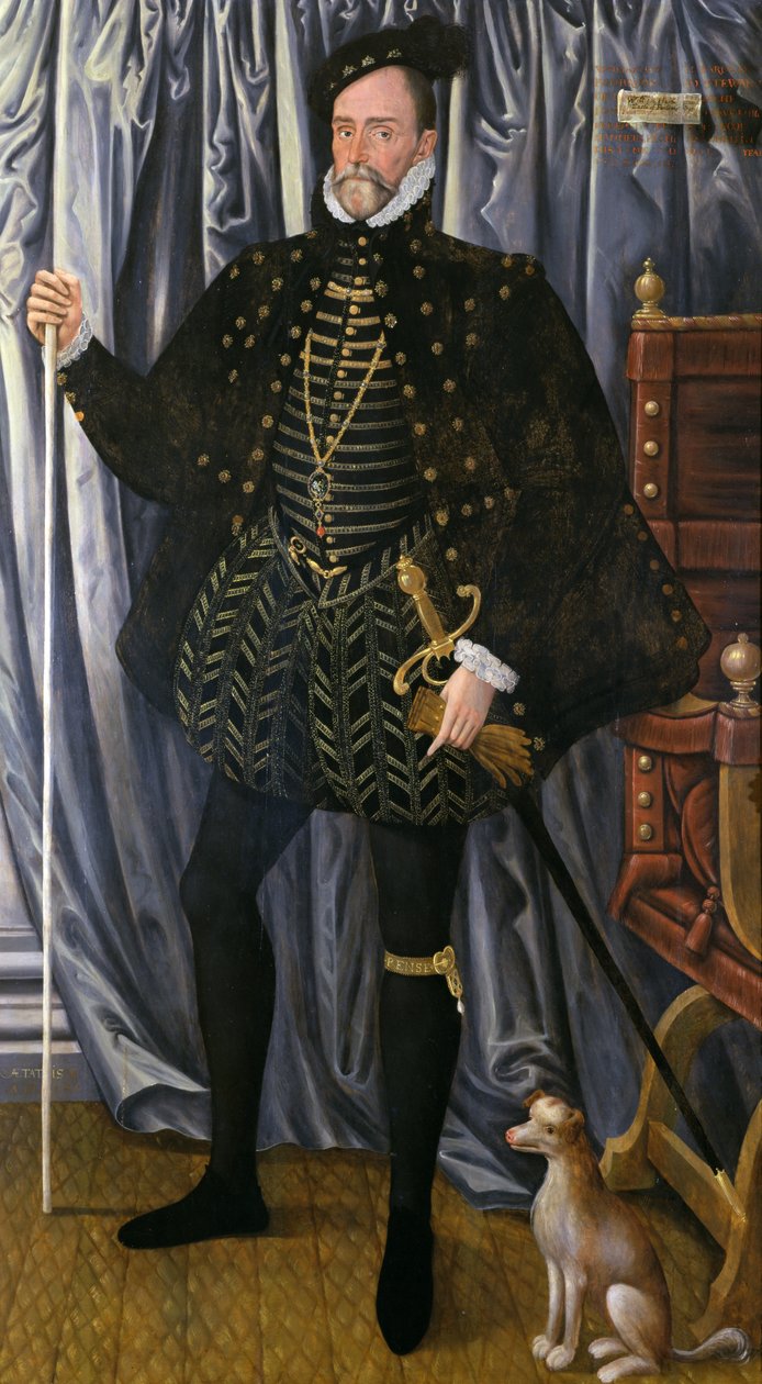 1. hrabě z Pembroke (asi 1501-70) od Hans Eworth or Ewoutsz