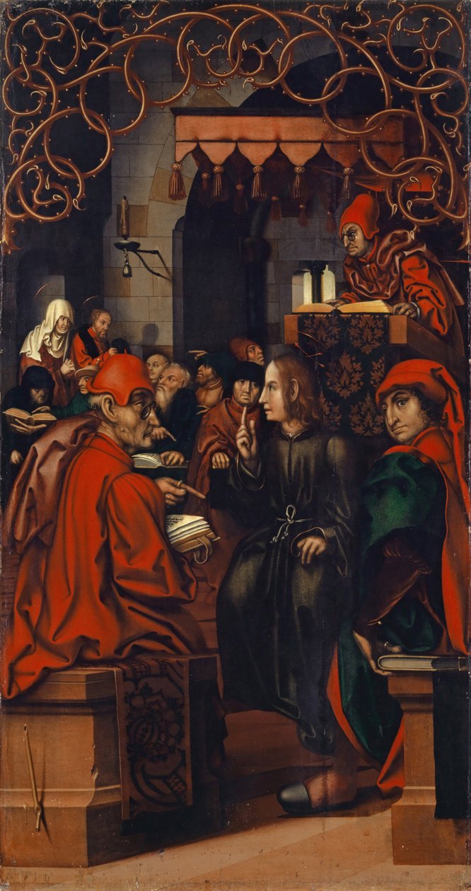 Kristus mezi lékaři, 1512 od Hans Fries