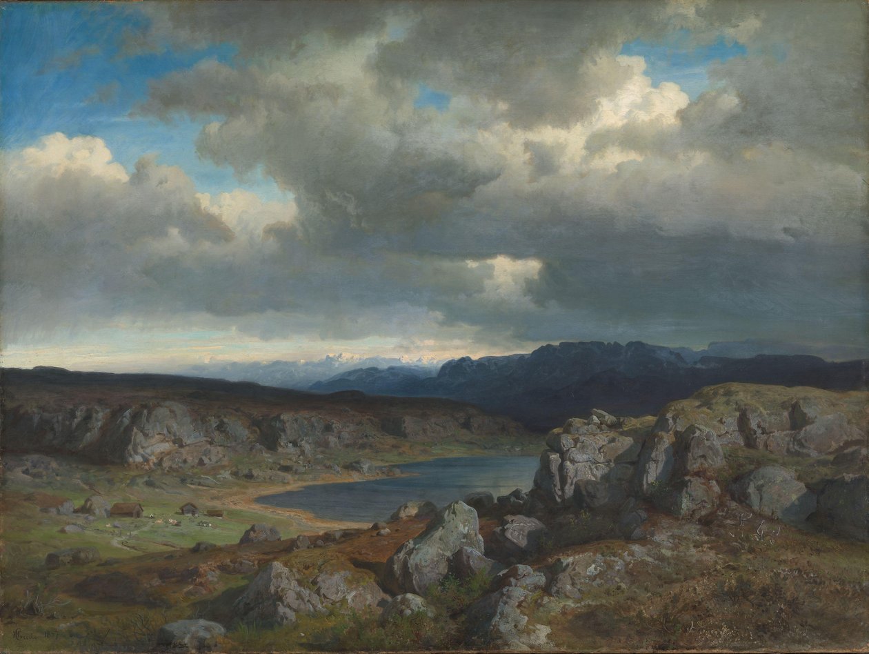 Norská vysočina od Hans Gude