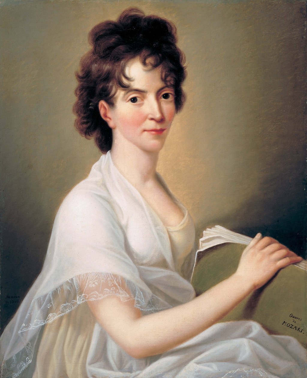 Constanze Mozart rozená Weber 17631842, manželka W.A. Mozarta, 1802 od Hans Hansen