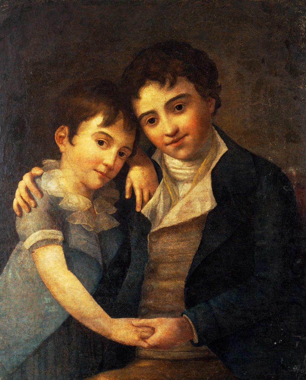 Portrét Franze Xavera Wolfganga (1791-1844) a Karla Thomase (1784-1858), synů Wolfganga Amadea Mozarta (1756-1791), maloval Hans Hansen (1769-1828) od Hans Hansen
