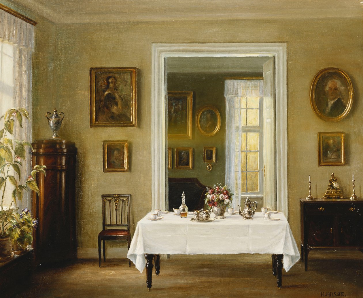 Interiér od Hans Hilsoe