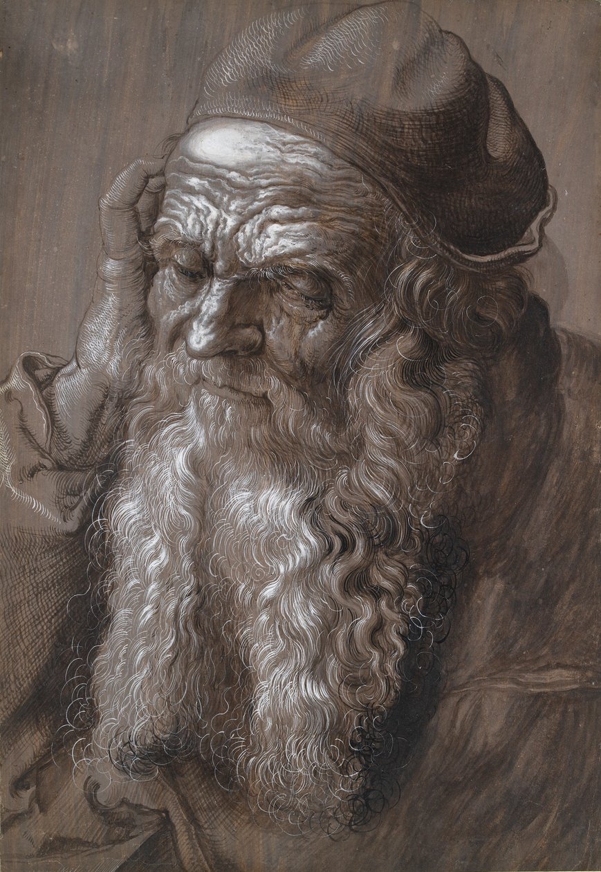 Starý muž ve věku 93 let St Jerome, konec 16. století od Hans Hoffmann