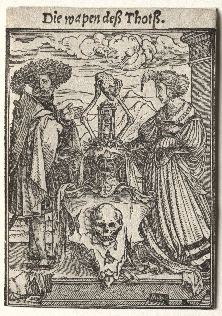 Tanec smrti: Erb smrti. od Hans Holbein