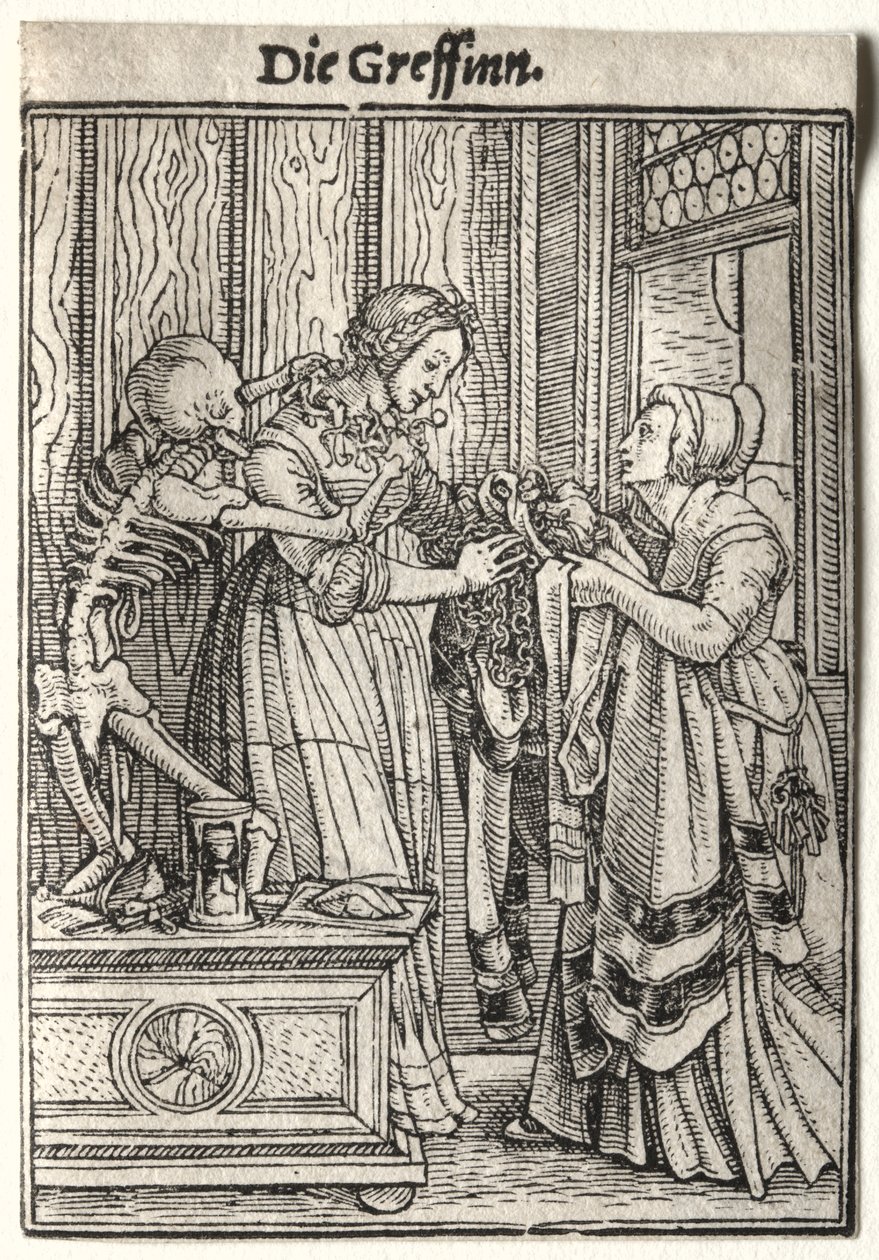 Tanec smrti: Hraběnka od Hans Holbein