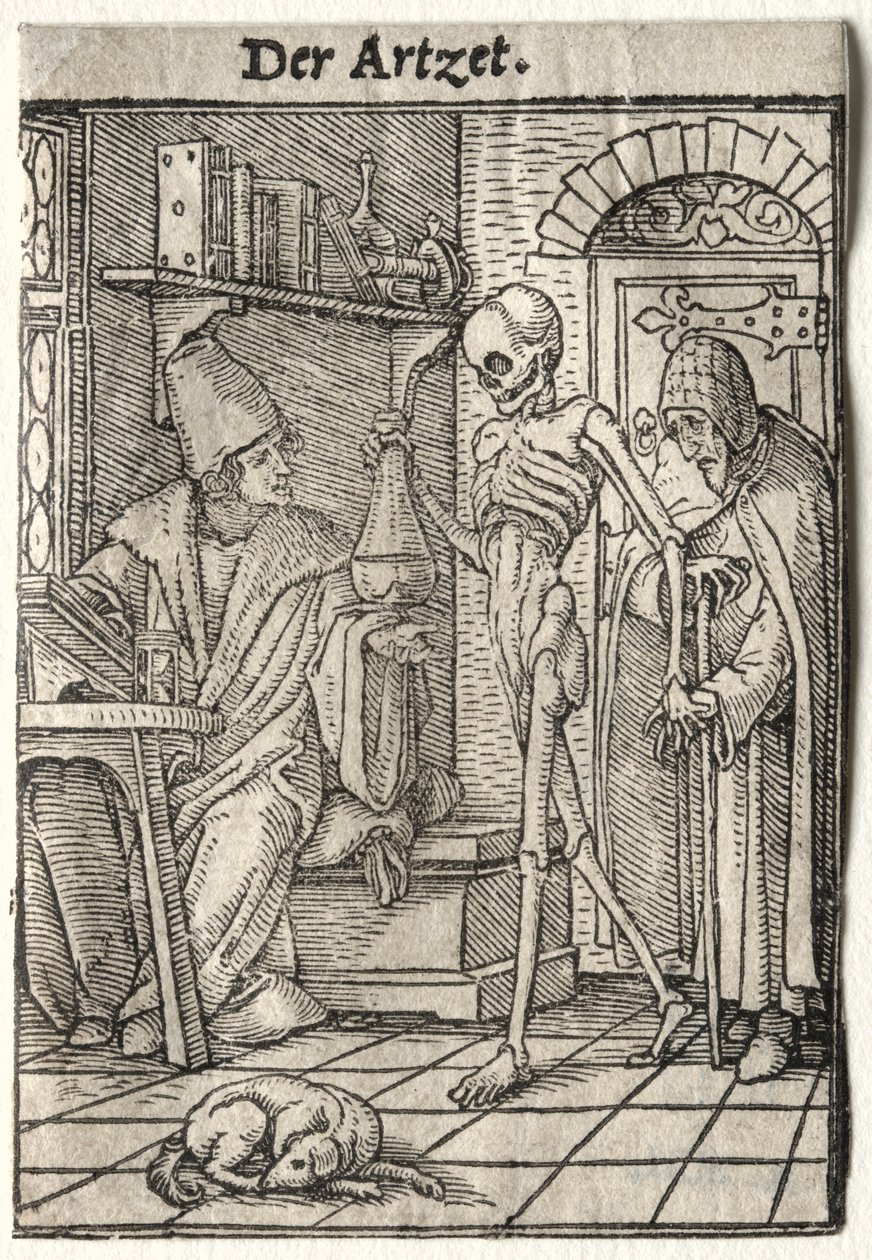 Tanec smrti: Doktor od Hans Holbein