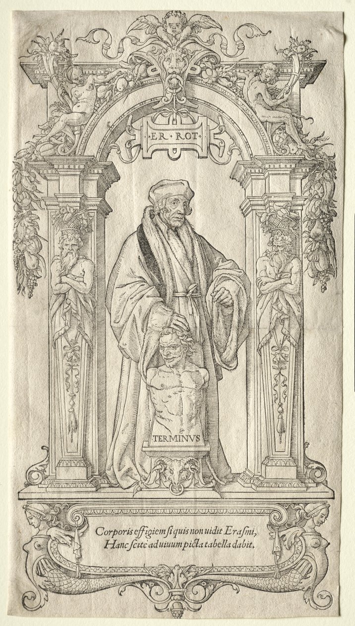 Erasmus Rotterdamský. od Hans Holbein