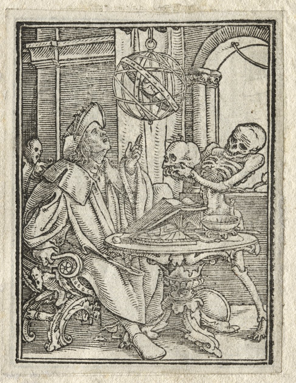 Tanec smrti: Astrolog; Bohatý muž od Hans Holbein